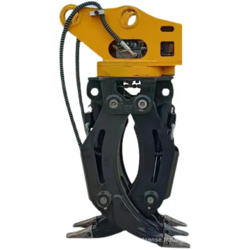 Grapple hydraulique rotatif pour l&#39;excavatrice